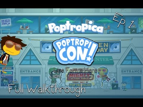 Poptropica poptropicon walkthrough 1